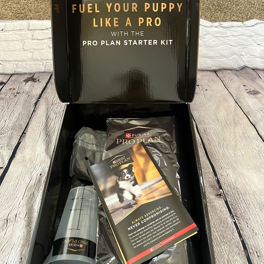 NEW Purina Pro Plan Puppy Starter Kit
